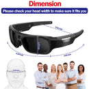 SIXMOU U20 Smart Glasses with Camera, 4K Video and Photos ,Hands Free Pov Video Recording(With 32GB Memory Card)