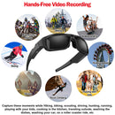 SIXMOU U20 Smart Glasses with Camera, 4K Video and Photos ,Hands Free Pov Video Recording(With 32GB Memory Card)