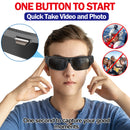 SIXMOU U20 Smart Glasses with Camera, 4K Video and Photos ,Hands Free Pov Video Recording(With 32GB Memory Card)