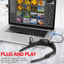 SIXMOU U20 Smart Glasses with Camera, 4K Video and Photos ,Hands Free Pov Video Recording(With 32GB Memory Card)